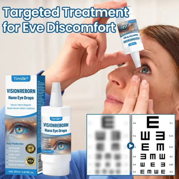 Timilk® VisionReborn Nano Eye Drops — 🌿Nano Actives, Vision Without Surgery
