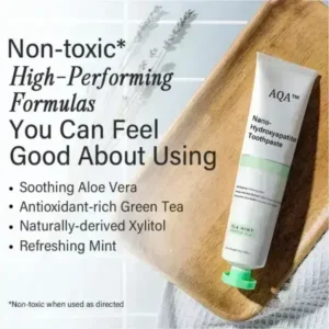 AQA™ Fluoride-Free Nano Hydroxyapatite Toothpaste