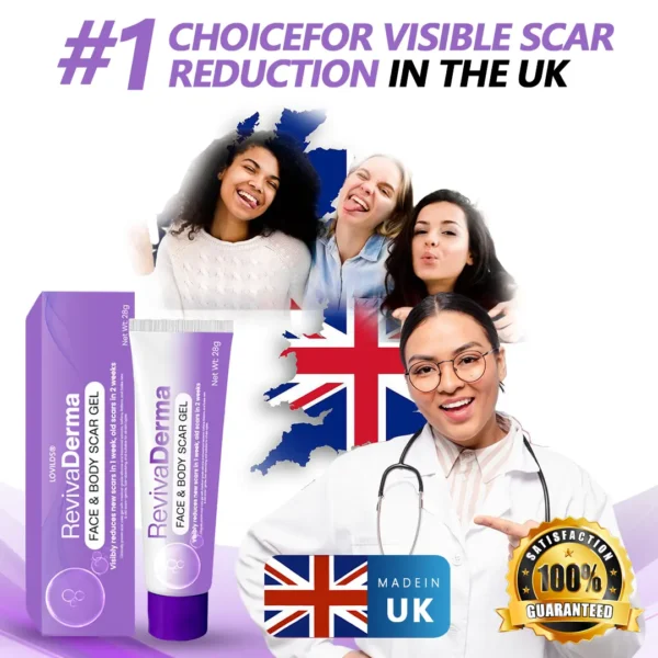 LOVILDS® RevivaDerma Face & Body Scar Gel