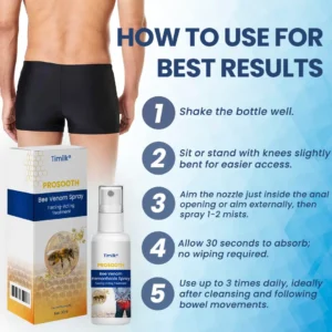Timilk® ProSooth Bee Venom Hemorrhoids Spray