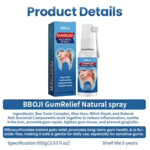 BBOJI® GumRelief Natural Spray