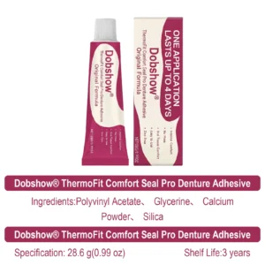 Dobshow® ThermoFit Comfort Seal Pro Denture Adhesive