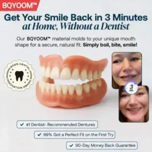 🌎Ends Today: 70% OFF! BQYOOM™ Custom-Fit Full Functional DenturesMake you more confident