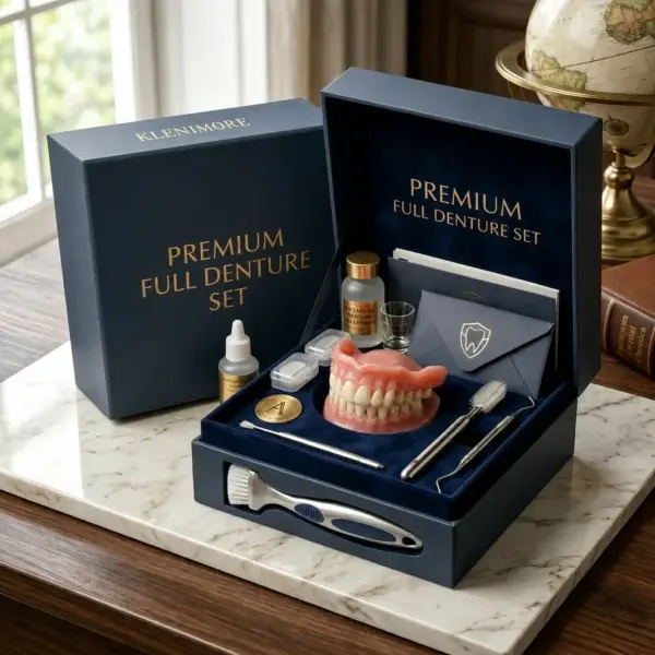 2026🏆✨LAST DAY SALE 50% OFF🔥 Newly upgraded second-generation KLENIMORE™ complete dentures