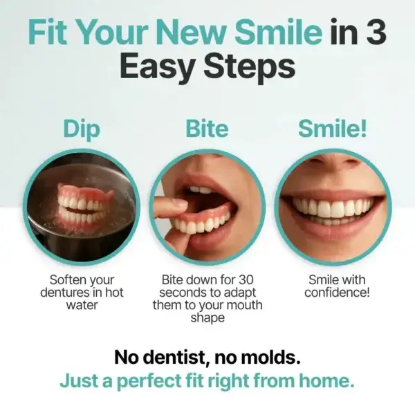 DarkFairy™ Custom-Fit Dentures — Designed for Comfort and a Natural-Looking Smile