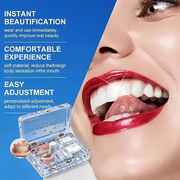 –Ends Today: 75% OFF! ⏰DarkFairy™ Medical Full Denture with Strong Suctiond Custom-Fit Full Functional Dentures🦷