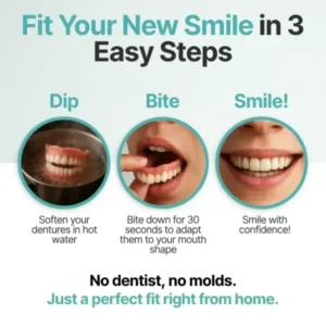 🦷HazyGalaxy™ Custom-Fit Functional Dentures — Made in the USA, Up to 70% OFF for a More Confident Smile!